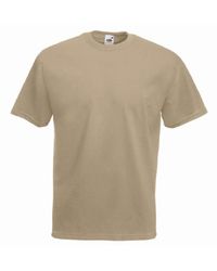 Fruit Of The Loom - Super Premium Short Sleeve Crew Neck T-shirt Cotton - Lyst