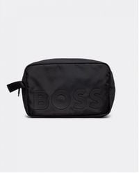 BOSS - Boss Catch 2.0 Printed Logo Washbag Nos - Lyst