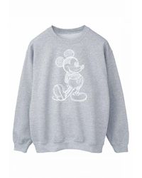 Disney - Mickey Mouse Sketch Kick Sweatshirt (Sports) - Lyst