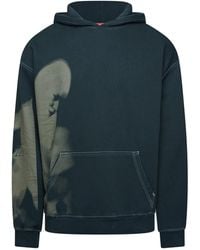 DIESEL - Over The Head Hoodie - Lyst