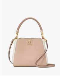 Kate Spade - Phoebe Colorblock Refined Grain Leather Small Top Handle Satchel - Lyst