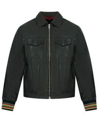 DIESEL - L-Light Leather Jacket - Lyst