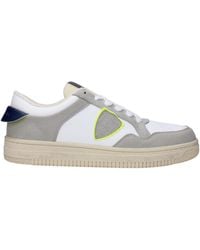 Philippe Model - Lage Top Leren Nubuck Sneakers - Lyst