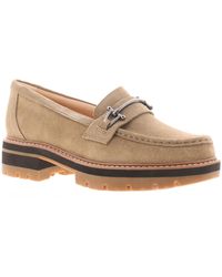 Clarks - Platte Schoenen Orianna Bit Leren Instapper - Lyst