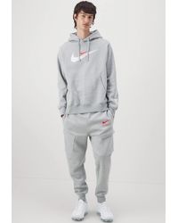 Nike - Atletisch Fleece Cargo Trainingspak In Grijs - Lyst