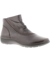 Clarks - Ankle Boots Cora Derby Leather Zip - Lyst