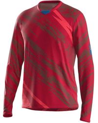 Bicycle Line - Ponente Long-Sleeved Cycling Jersey (Bordeaux) - Lyst