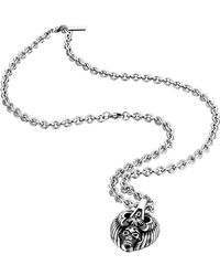 Police - 24692Pse-01 Chef Antique Colour Mask Necklace - Lyst