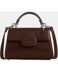 COACH - Eliza Mini Top Handle With Leather Covered Closure - Lyst