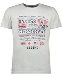 GEOGRAPHICAL NORWAY - Short Sleeve T-Shirt Sw1562Hgno - Lyst
