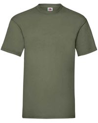 Fruit Of The Loom - Valueweight T-shirt (klassieke Olijf) - Lyst