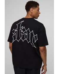 BoohooMAN - Oversized Star Graphic T Shirt - Lyst
