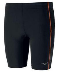 Mizuno - Stretch Taille/Oranje Grafisch Logo Mid Panty J2Gb601391 - Lyst