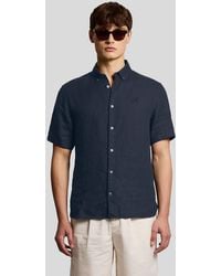 Lyle & Scott - Short Sleeve Linen Shirt - Lyst