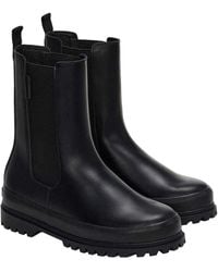 Superga - Ladies 3006 Alpina Box Leather Chelsea Boots (Total) - Lyst