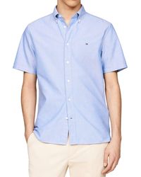 Tommy Hilfiger - Shirt Oxford Lightweight Short Sleeve Regular Fit Summer New - Lyst