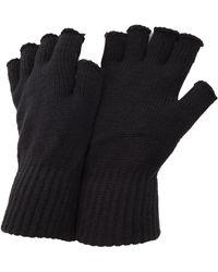 floso - Fingerless Winter Gloves (Dark) - Lyst