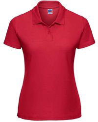 Russell - Ladies Polycotton Classic Polo Shirt (Classic) - Lyst