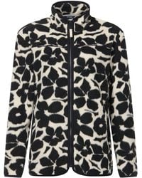 Regatta - Ladies Frankie Floral Borg Full Zip Fleece Jacket (Monochrome/Shadow) - Lyst