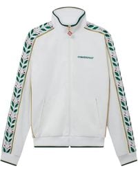 CASABLANCA - Seasonal Laurel Track Top Jackets - Lyst