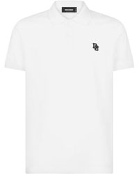 DSquared² - Tennis Fit D2 Logo Polo Shirt - Lyst