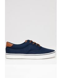 Threadbare - Lace-Up Canvas Trainers - Lyst