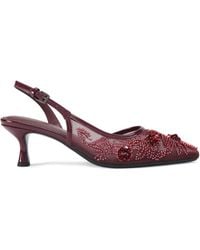 KG by Kurt Geiger - Aria Low Bead Heels - Lyst