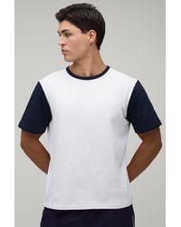 BoohooMAN - Regular Fit Colour Block Ringer T-Shirt - Lyst