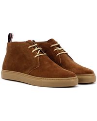 Ben Sherman - Parka Suede Braun Stiefel - Lyst