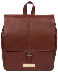 Pure Luxuries - 'Daisy' Leather Backpack - Lyst