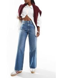 ASOS - Wide Leg Dad Jeans - Lyst