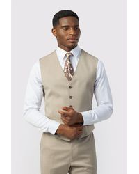 Ted Baker - Single Breasted Five Button V-Neck Tailored Suit Waistcoat - Lyst