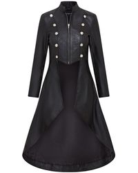 Infinity Leather - Gothic Full Length Edwardian Coat - Lyst