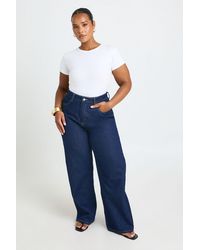 Boohoo - Plus Basic Short Sleeve Crew Neck Bodysuit - Lyst