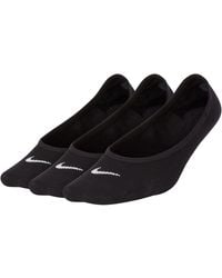 Nike - 3 Pack Invisible Socks Ladies - Lyst