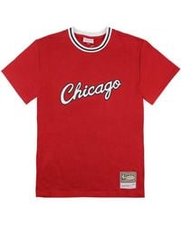 Mitchell & Ness - Chicago Bulls French Terry T-Shirt - Lyst