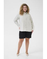 Kaffe - Overhemd Met Lang Mouwen Loose Fit Nantucket Breeze/ Stripe - Lyst