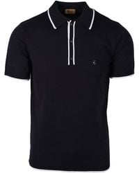 Gabicci - Lineker Knitted Polo Shirt Cotton - Lyst
