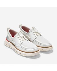 Cole Haan - 4.Zerogrand Regatta Nylon Blanc De Boat Shoes - Lyst