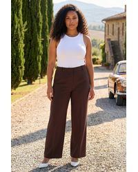 Roman - Curve Wide Leg Tailored Trouser - Lyst