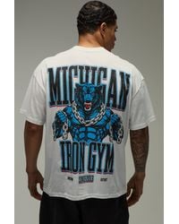 BoohooMAN - Active Iron Gym Oversized T-Shirt - Lyst