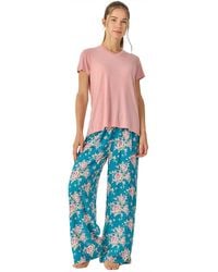 J&j Brothers - Summer Pyjamas With Flowy Long Pants Jjb34 - Lyst