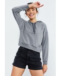 TOMMY LIFE - Relaxed Hooded Sweatshirt With Tie Detail - Lyst