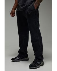 BoohooMAN - Active Training Dept. Straight Leg Washed Sweatpants - Lyst