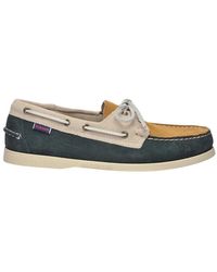Sebago - Portland Jib Suede Boat Shoes /Papyrus/Cuoio) - Lyst