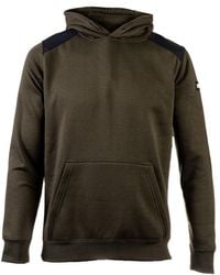 Caterpillar - Essentials Polyester Mosgroene Hoodie - Lyst