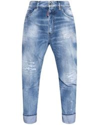 DSquared² - Tailored Combat Jean Denim Pants Cotton - Lyst