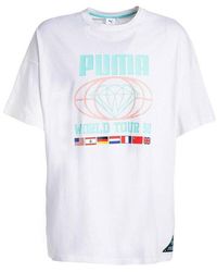 PUMA - X Diamond Supply Tee Logo Casual Top T-Shirt 578232 02 - Lyst