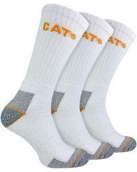 Caterpillar - 3 Pack Real Work Cotton Socks - Lyst