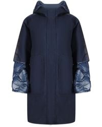Parajumpers - Joy Oversize Long Hooded Down Jacket Wool - Lyst